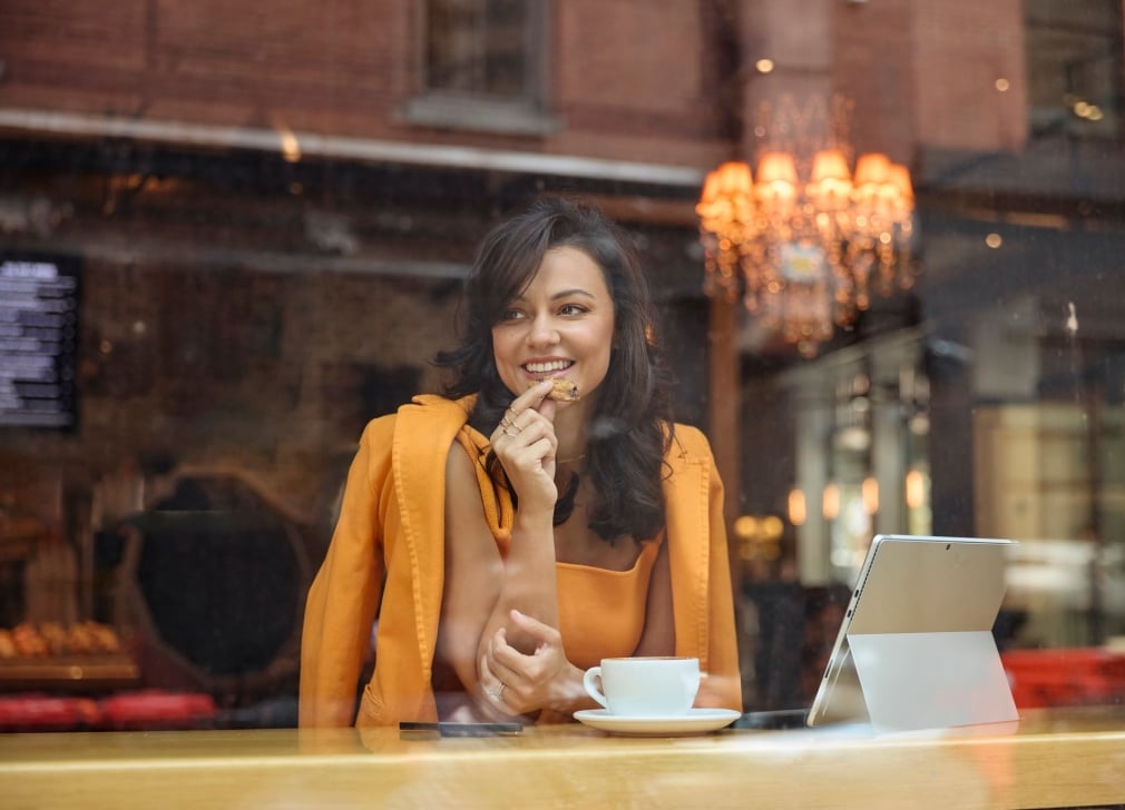 Woman with Coffee