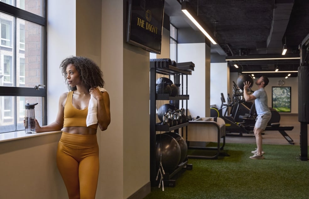 Woman at the Dagny's Fitness Center